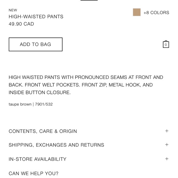 Zara High Waisted Trousers - Picture 2 of 5